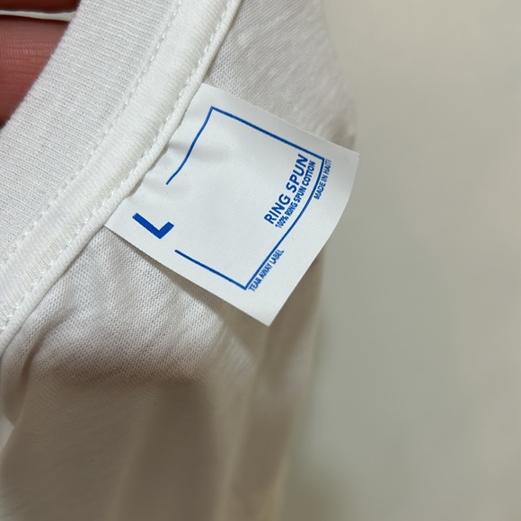 RING STUN TSHIRT MERMAID SEA SHELL BRA COSTUME WOMEN SIZE L WHITE SHORT SLEEVES - Picture 9 of 10